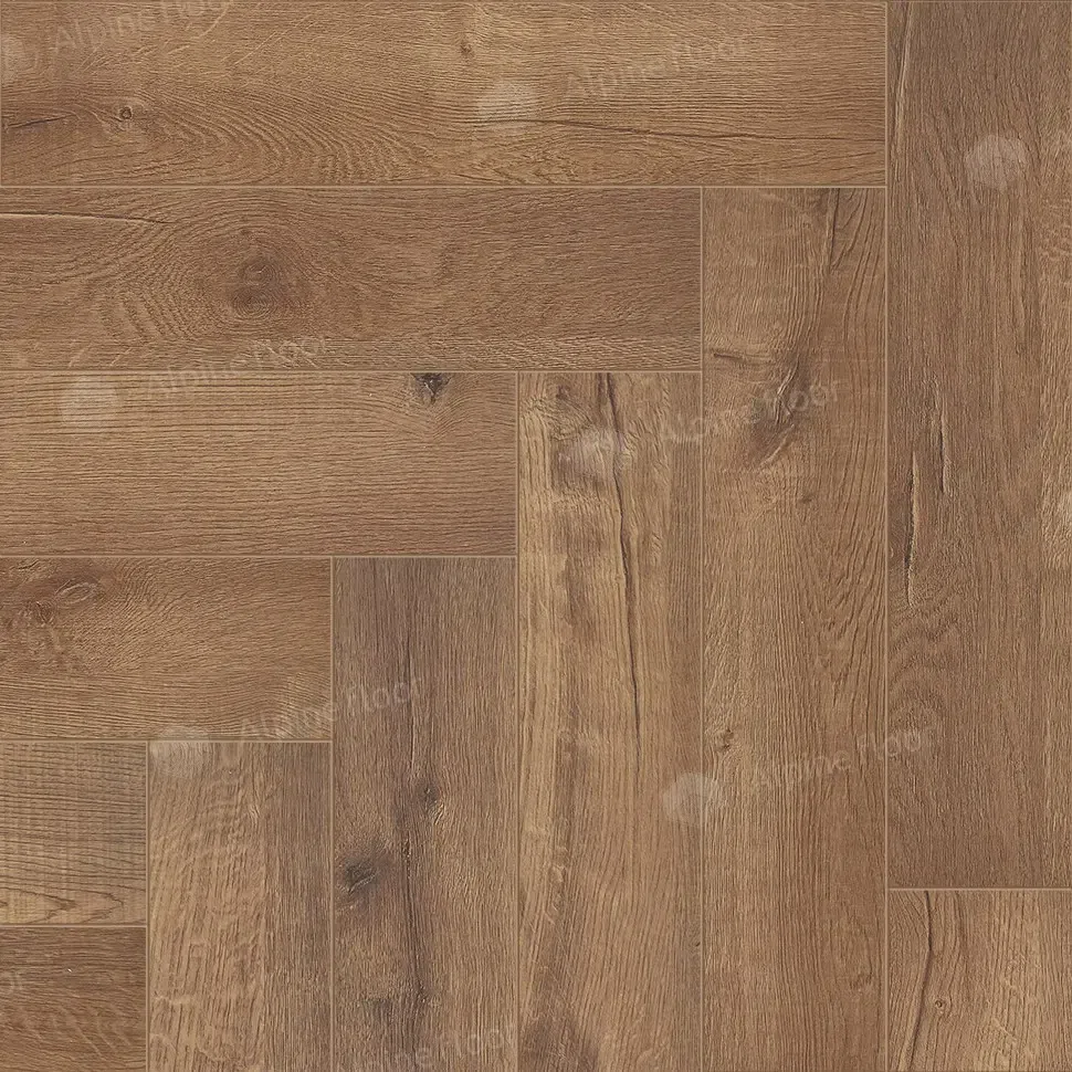 Кварцвинил Ёлочка (LVT) Alpine Floor коллекция PARQUET LVT ДУБ ROYAL 2.5 мм